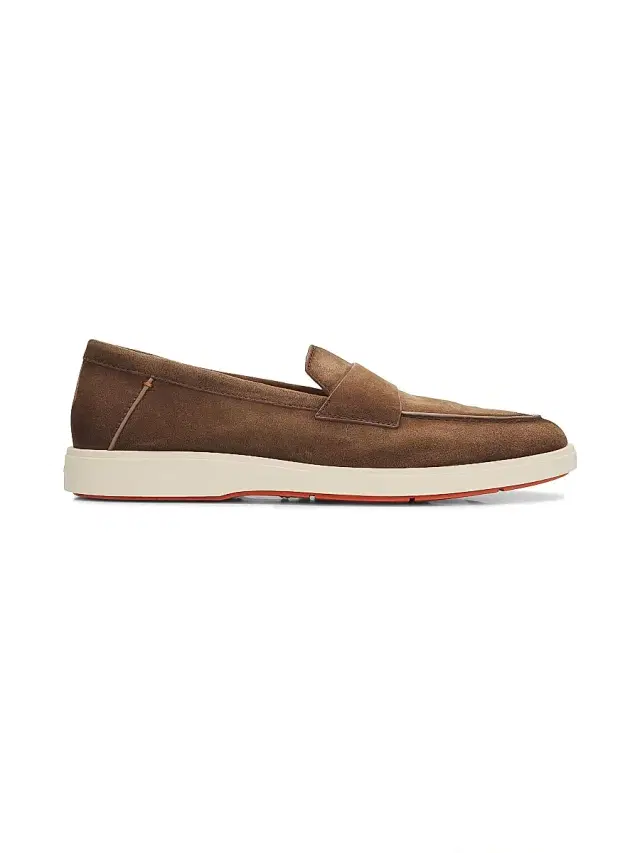 Men's Revolve Suede Loafers - Brown