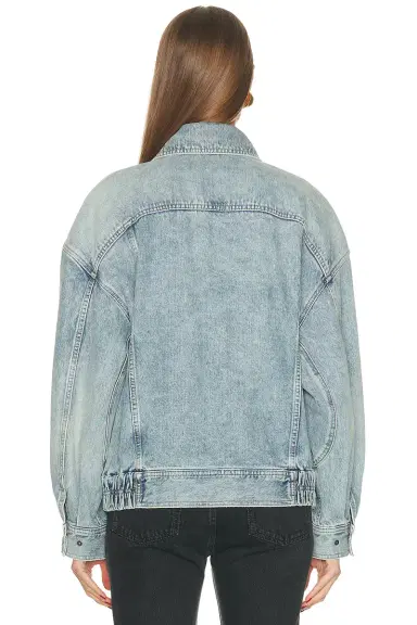 Saint Laurent Denim Bomber Jacket | Thumbnail 4 Saint Laurent Denim Bomber Jacket | Thumbnail 4