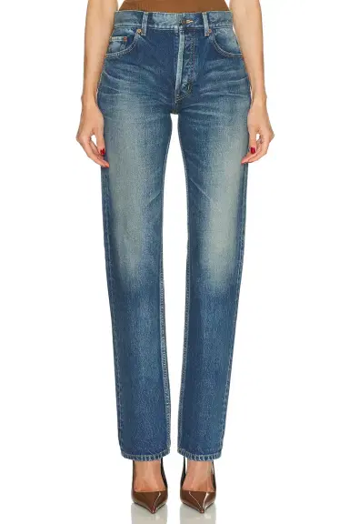 Saint Laurent Relaxed Straight Leg | Thumbnail 1