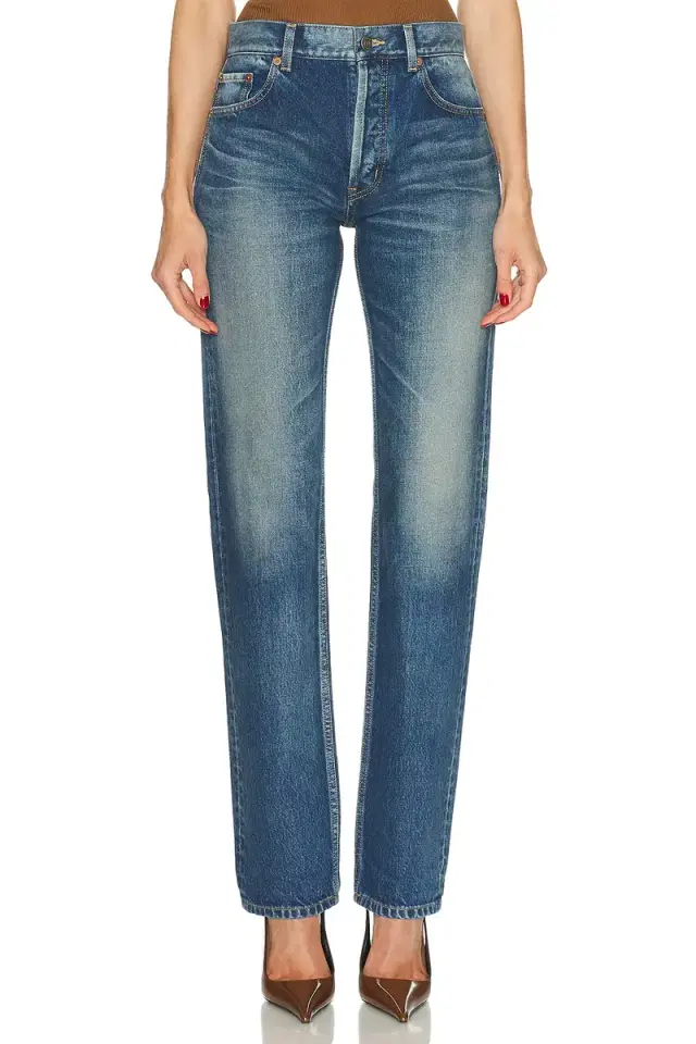 Saint Laurent Relaxed Straight Leg
