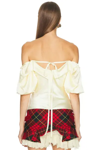 McQueen Off Shoulder Top | Thumbnail 3