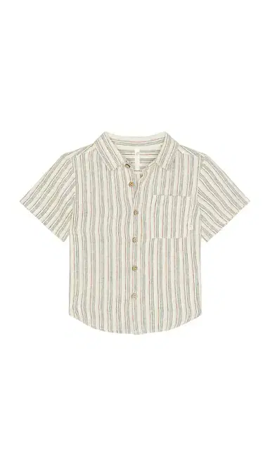 Rylee + Cru Rylee + Cru Collared Short Sleeve Shirt | Thumbnail 1