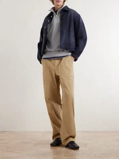 Kaptain Sunshine Suvin Cotton-Jersey Half-Zip Sweatshirt - Men | Thumbnail 2 Kaptain Sunshine Suvin Cotton-Jersey Half-Zip Sweatshirt - Men | Thumbnail 2