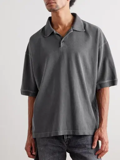 AGOLDE Curren Cotton-Jersey Polo Shirt - Men | Thumbnail 3 AGOLDE Curren Cotton-Jersey Polo Shirt - Men | Thumbnail 3
