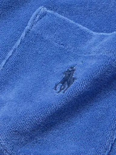 Polo Ralph Lauren Camp-Collar Logo-Embroidered Cotton-Blend Terry Shirt - Men | Thumbnail 4