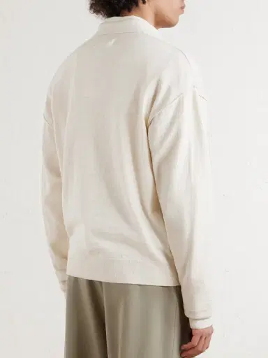 mfpen Formal Cotton and Linen-Blend Cardigan - Men | Thumbnail 4 mfpen Formal Cotton and Linen-Blend Cardigan - Men | Thumbnail 4