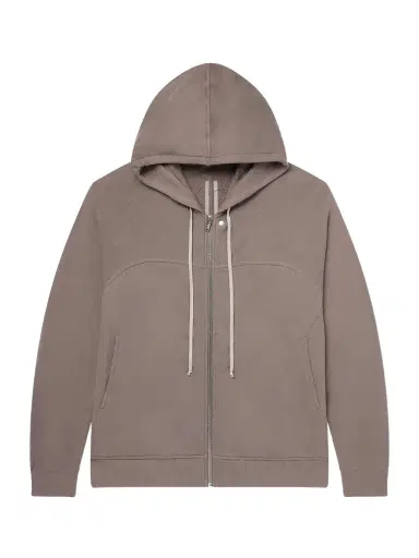 Rick Owens Organic Cotton-Terry Zip-Up Hoodie - Men | Thumbnail 1