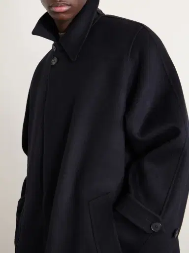 Auralee Melton Wool Coat - Men | Thumbnail 5 Auralee Melton Wool Coat - Men | Thumbnail 5