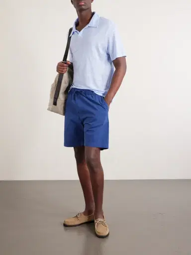 Hartford Joggy Slim-Fit Cotton Drawstring Shorts - Men | Thumbnail 2