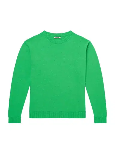 Auralee Brushed Cashmere and Cotton-Blend Sweater - Men | Thumbnail 1 Auralee Brushed Cashmere and Cotton-Blend Sweater - Men | Thumbnail 1