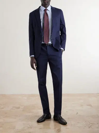 Slowear Tapered Stretch-Cotton Trousers - Men | Thumbnail 2