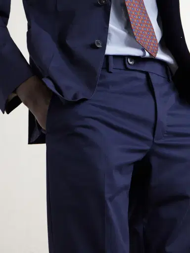 Slowear Tapered Stretch-Cotton Trousers - Men | Thumbnail 5
