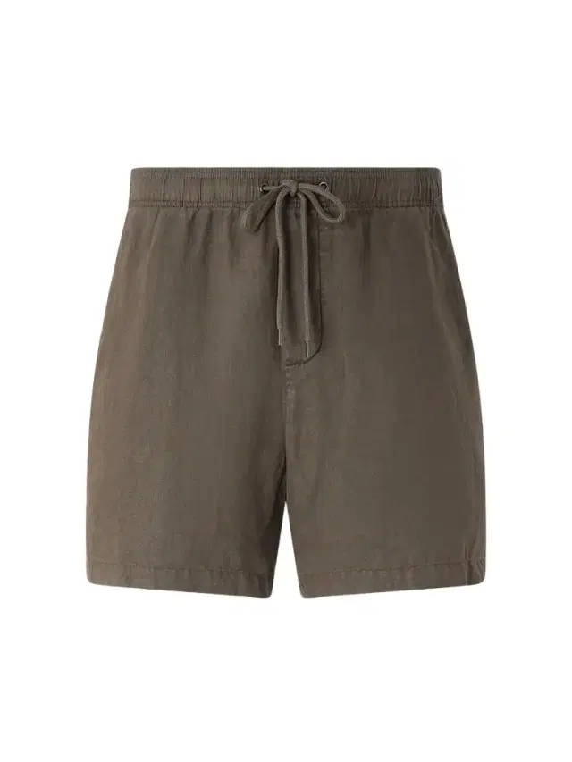 Straight-Leg Garment-Dyed Linen Drawstring Shorts - Men