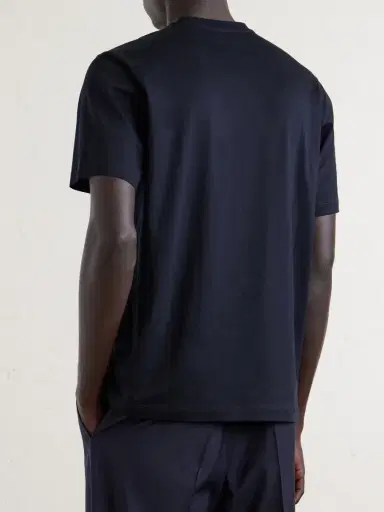 Slowear Cotton and Silk-Blend Jersey T-Shirt - Men | Thumbnail 4