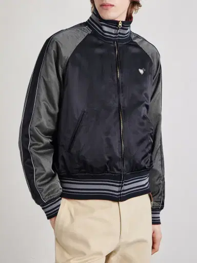 Human Made Reversible Logo-Appliquéd Cotton-Blend Satin Bomber Jacket - Men | Thumbnail 6 Human Made Reversible Logo-Appliquéd Cotton-Blend Satin Bomber Jacket - Men | Thumbnail 6