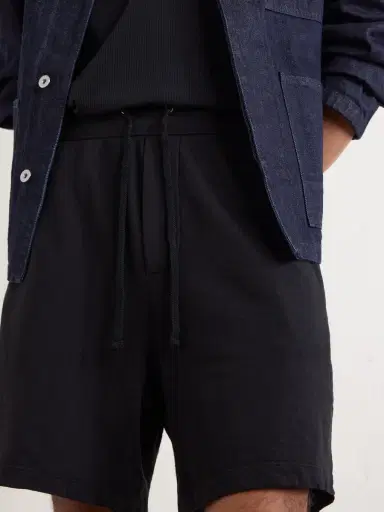 James Perse Straight-Leg Cotton-Jersey Drawstring Shorts - Men | Thumbnail 5