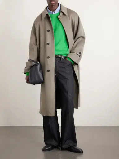 Auralee Melton Wool Coat - Men | Thumbnail 2