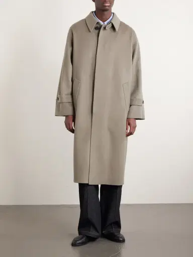 Auralee Melton Wool Coat - Men | Thumbnail 3