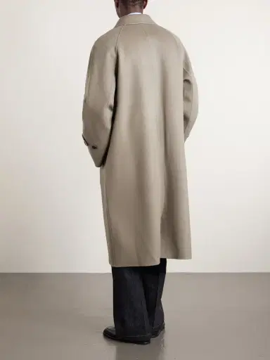 Auralee Melton Wool Coat - Men | Thumbnail 4