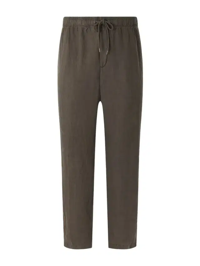 Straight-Leg Garment-Dyed Linen Drawstring Trousers - Men