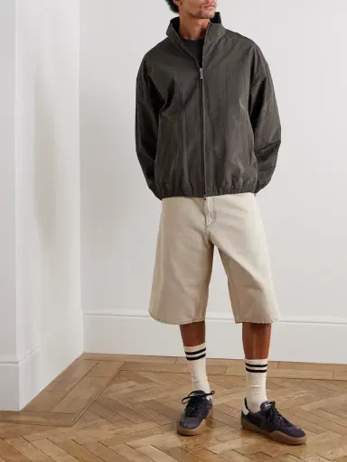 AGOLDE Marshall Crinkled-Shell Bomber Jacket - Men | Thumbnail 2