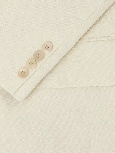 Auralee Double-Breasted Wool, Cotton And Linen-Blend Oxford Blazer - Men | Thumbnail 6