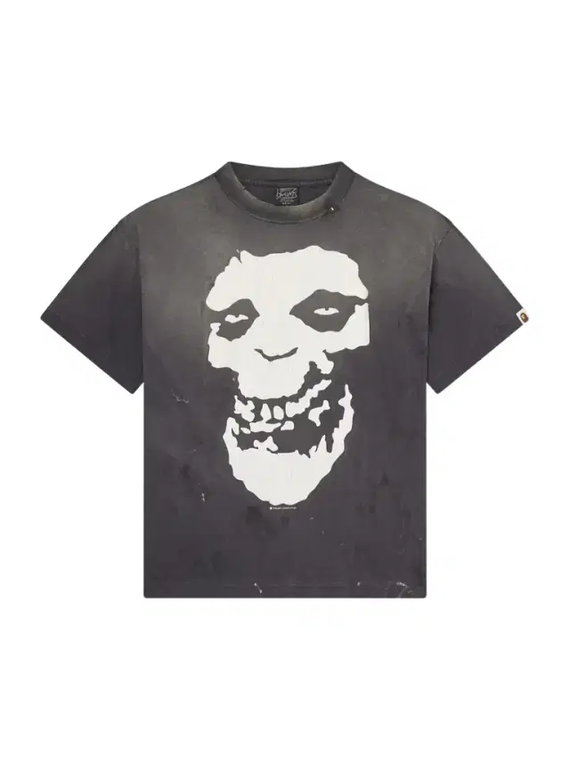 SAINT Mxxxxxx BAPE® Distressed Printed Cotton-Jersey T-Shirt - Men