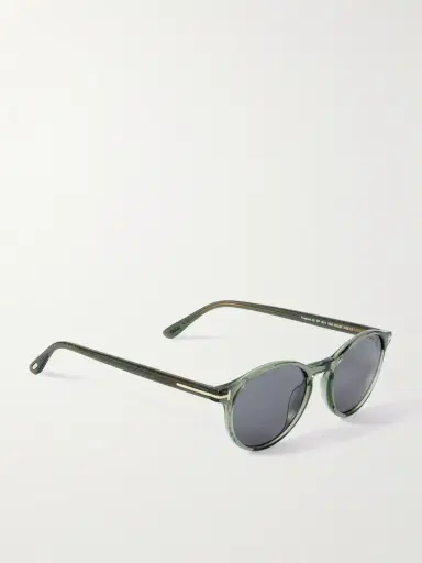 Tom Ford Prescott Round-Frame Acetate Sunglasses - Men | Thumbnail 4