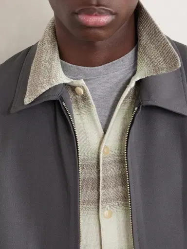 Auralee Dégradé Striped Knitted Cotton and Silk-Blend Cardigan - Men | Thumbnail 6