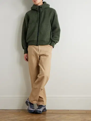 Canada Goose Chilliwack Wool-Blend Fleece Hooded Bomber Jacket - Men | Thumbnail 2