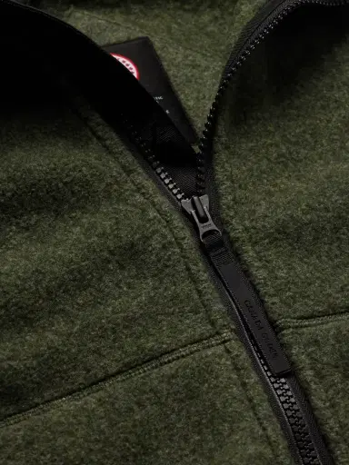 Canada Goose Chilliwack Wool-Blend Fleece Hooded Bomber Jacket - Men | Thumbnail 4