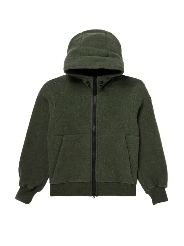 Canada Goose Chilliwack Wool-Blend Fleece Hooded Bomber Jacket - Men