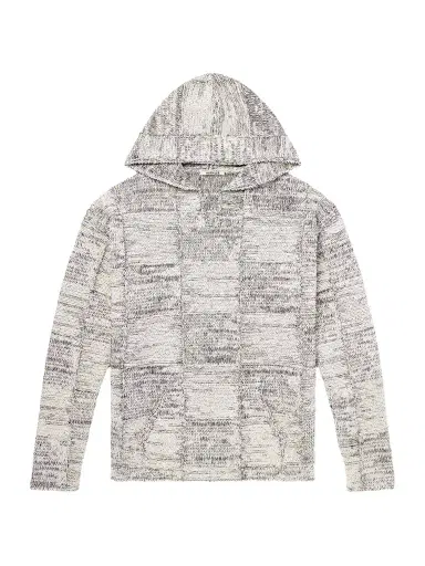 Auralee Patchwork Cotton and Linen-Blend Hoodie - Men | Thumbnail 1