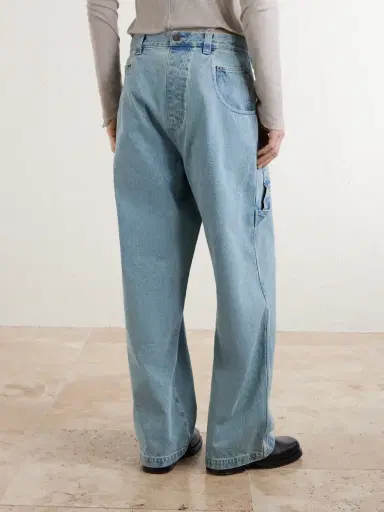 Vetements Back-To-Front Wide-Leg Jeans - Men | Thumbnail 4 Vetements Back-To-Front Wide-Leg Jeans - Men | Thumbnail 4