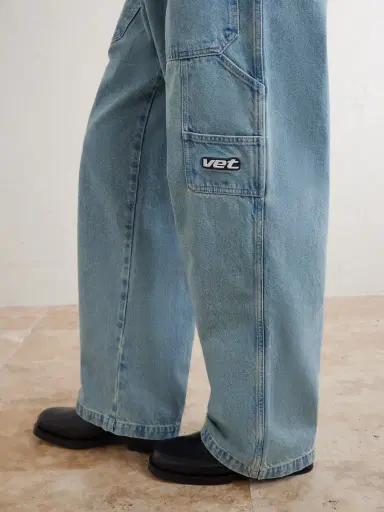 Vetements Back-To-Front Wide-Leg Jeans - Men | Thumbnail 5 Vetements Back-To-Front Wide-Leg Jeans - Men | Thumbnail 5