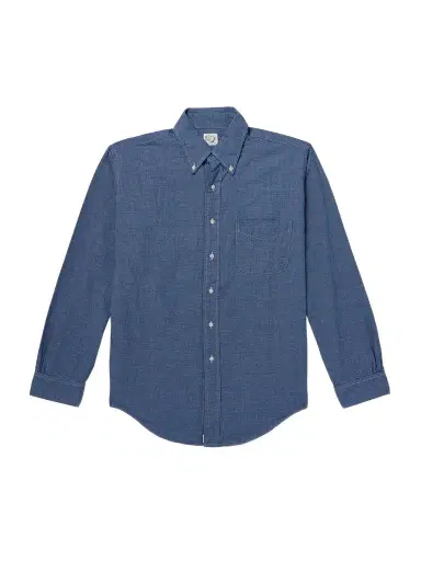 OrSlow Button-Down Collar Checked Cotton-Chambray Shirt - Men | Thumbnail 1