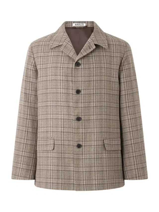 Checked Silk and Linen-Blend Tweed Jacket - Men