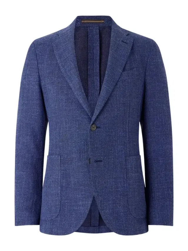 Slim-Fit Cotton Blazer - Men