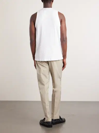 James Perse LA Skate Ribbed Stretch-Cotton Jersey Tank Top - Men | Thumbnail 4