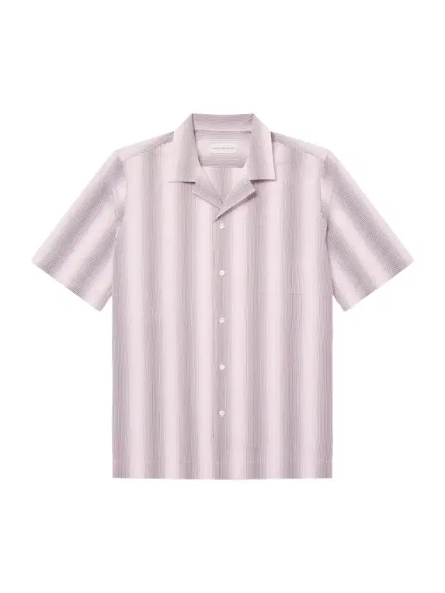 Camp-Collar Striped Cotton-Poplin Shirt IT 52