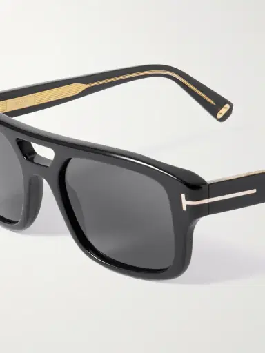 Tom Ford Navigator Aviator-Style Acetate Sunglasses - Men | Thumbnail 3 Tom Ford Navigator Aviator-Style Acetate Sunglasses - Men | Thumbnail 3
