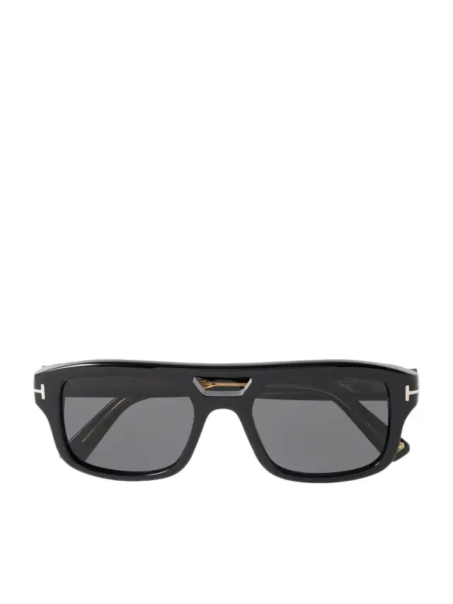 Tom Ford Navigator Aviator-Style Acetate Sunglasses - Men