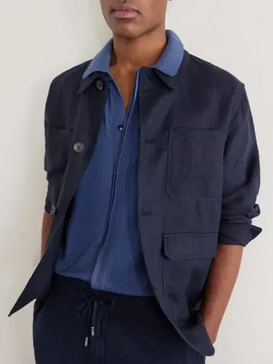 MR P. Organic Cotton and Silk-Blend Shirt - Men | Thumbnail 5