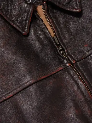 FrizmWORKS Distressed Leather Jacket - Men | Thumbnail 5 FrizmWORKS Distressed Leather Jacket - Men | Thumbnail 5