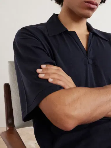 Kaptain Sunshine Skipper Oversized Merino Wool Polo Shirt - Men | Thumbnail 5 Kaptain Sunshine Skipper Oversized Merino Wool Polo Shirt - Men | Thumbnail 5