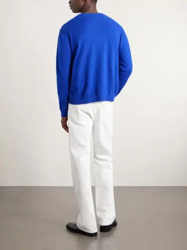 Auralee Brushed Cashmere and Cotton-Blend Sweater - Men | Thumbnail 4 Auralee Brushed Cashmere and Cotton-Blend Sweater - Men | Thumbnail 4