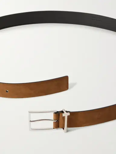 Tom Ford 2.8cm Nubuck Belt - Men | Thumbnail 3