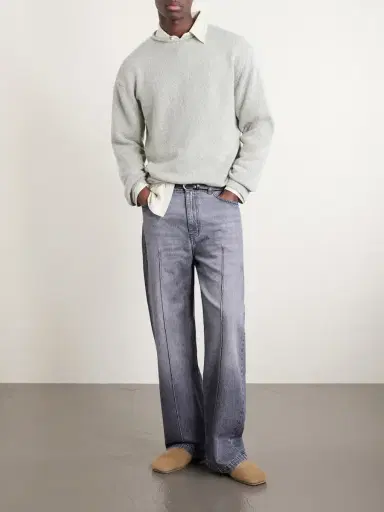 Auralee Cashmere and Silk-Blend Sweater - Men | Thumbnail 2 Auralee Cashmere and Silk-Blend Sweater - Men | Thumbnail 2