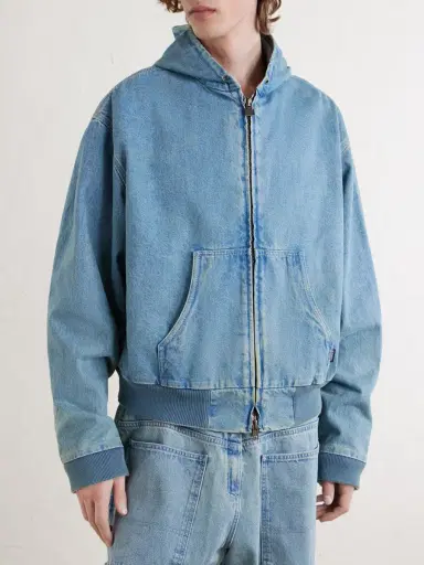 Vetements Hooded Denim Jacket - Men | Thumbnail 3