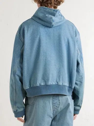 Vetements Hooded Denim Jacket - Men | Thumbnail 4